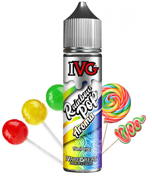 Příchuť IVG S&V: Pops Rainbow Pop / Sladké ovocné lízátko 18ml