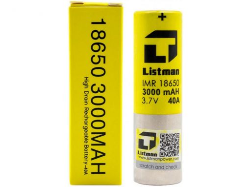 Baterie Listman 18650 3000 mAh 40A