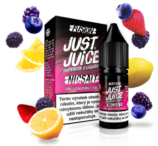 Nikotinová Sůl Just Juice Salt - Fusion Berry Burst and Lemonade - 20mg/ml