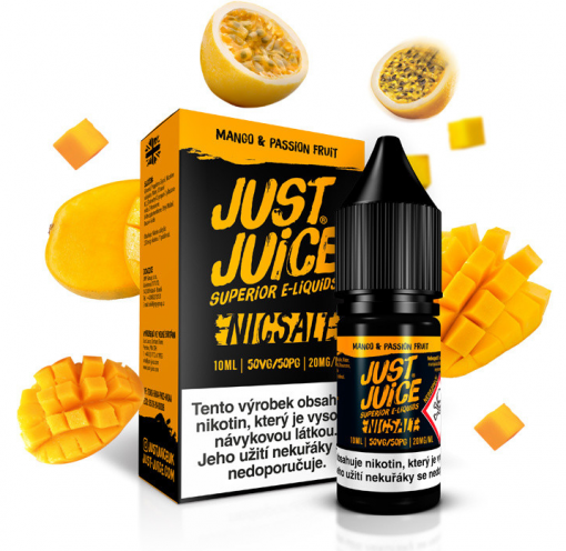 Nikotinová Sůl Just Juice Salt - Mango and Passion Fruit - 20mg/ml