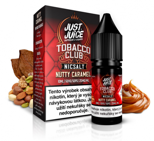 Nikotinová Sůl Just Juice Salt - Tobacco Nutty Caramel - 20mg/ml