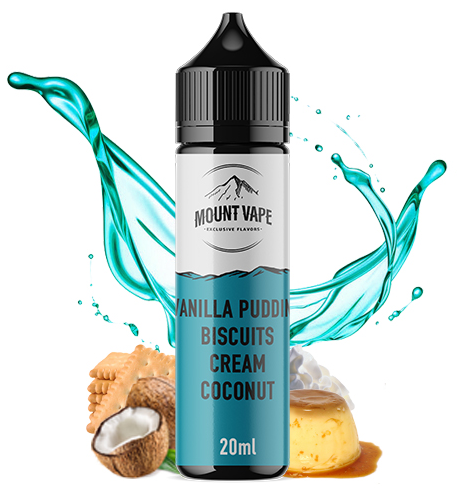 Příchuť SNV Mount Vape - Vanilla Puding Biscuits Cream Coconut 20ml