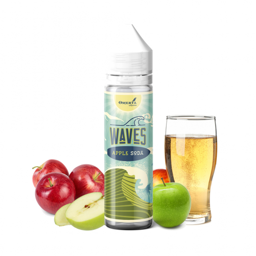 Příchuť SNV Omerta Liquids - Waves Apple Soda 20ml