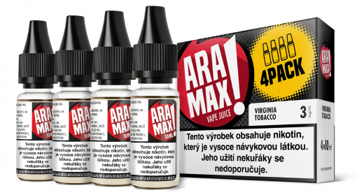 Virginia tobacco - Aramax liquid - 4X10ML