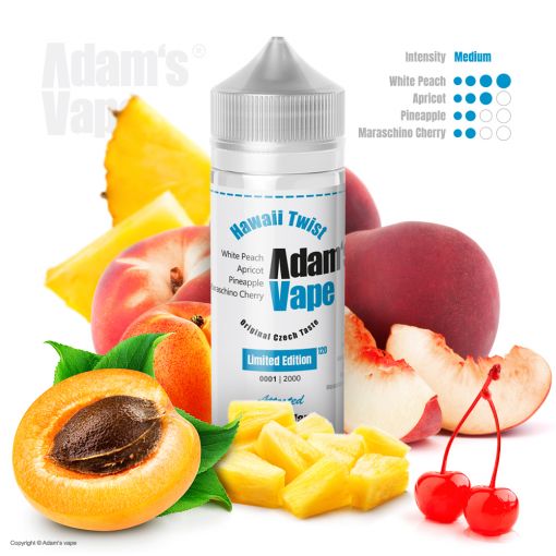 Příchuť Adams vape S&V: Hawaii Twist / Ovocný Koktejl 20ml