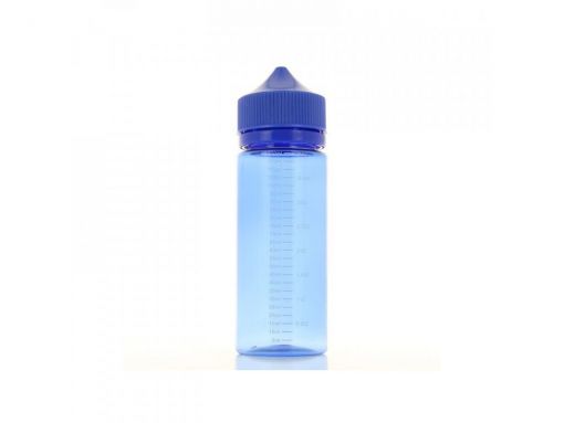 Úzká unicorn lahvička se špičkou s ryskou - 120ML - Modrá