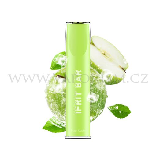 IFRIT BAR Sour Apple jednorázová ecigareta