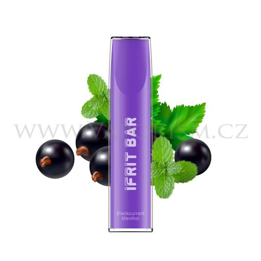 IFRIT BAR Blackcurrant Menthol jednorázová ecigareta