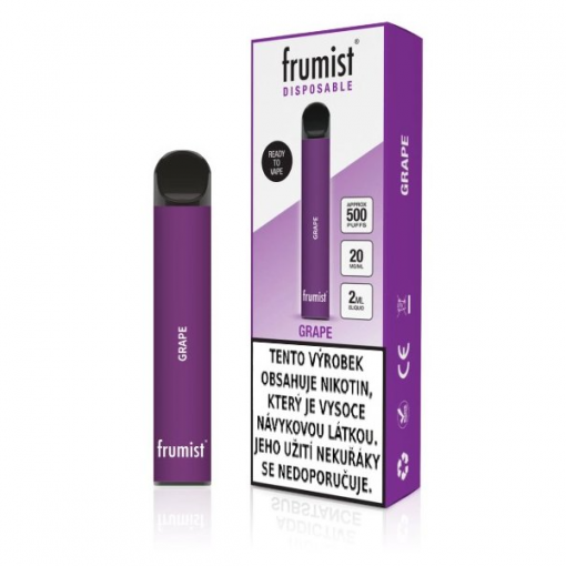 Frumist jednorázová ecigareta - Grape / Hroznové víno - 20mg