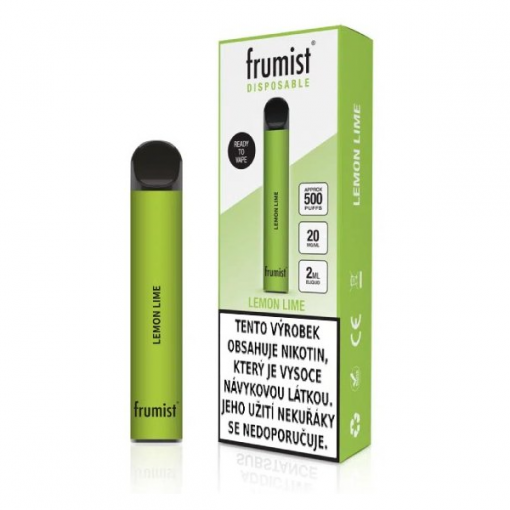 Frumist jednorázová ecigareta - Lemon Lime / Citrón, limetka - 20mg