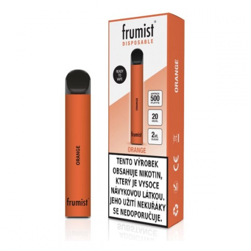 Frumist jednorázová ecigareta - Orange / Pomeranč - 20mg