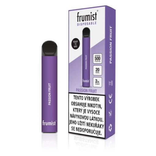 Frumist jednorázová ecigareta - Passion Fruit / Maracuja - 20mg