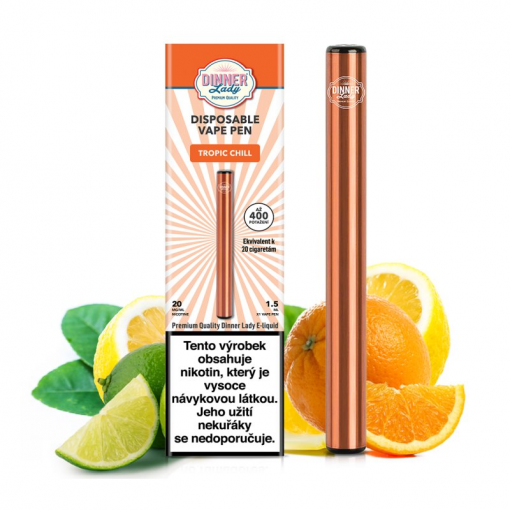 Jednorázová ecigareta Dinner Lady Vape Pen - Tropic Chill 20mg/ml