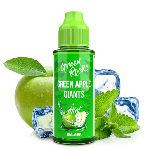 Příchuť Drip Hacks - Green Rocks - Green Apple Giants SnV 10ml