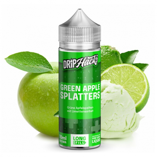 Příchuť Drip Hacks - Green Apple Splatters SnV 10ml