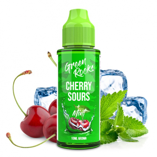 Příchuť Drip Hacks - Green Rocks - Cherry Sours SnV 10ml