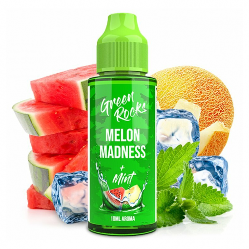 Příchuť Drip Hacks - Green Rocks - Melon Madness SnV 10ml