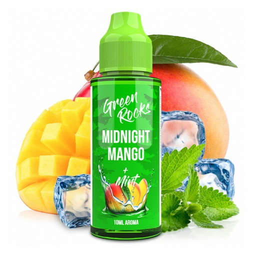 Příchuť Drip Hacks - Green Rocks - Midnight Mango SnV 10ml