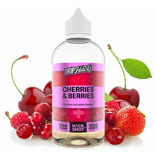 Příchuť Drip Hacks - Cherries & Berries SnV 50ml