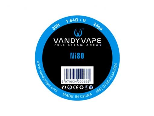 Vandy Vape nichromový odporový drát 9m Ni80 24GA 0,5mm