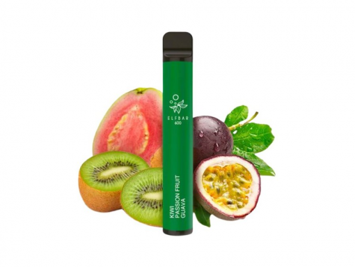 ELF BAR 600 jednorázová ecigareta Kiwi Passion Fruit Guava - 20mg