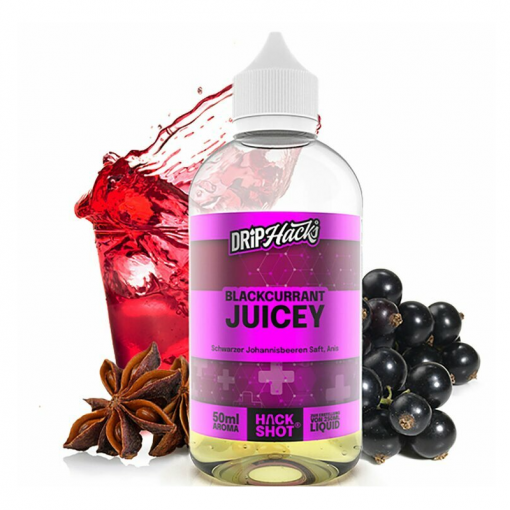 Příchuť Drip Hacks - Blackcurrant Juicey SnV 50ml