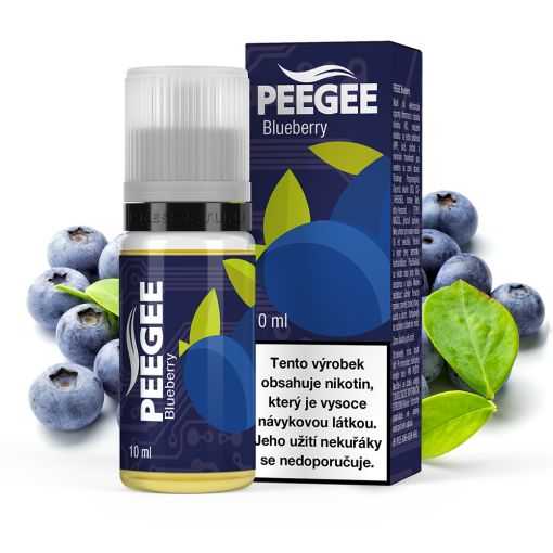 PEEGEE - Borůvka / Blueberry 10ml 30/70 VG/PG