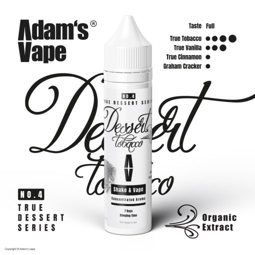 Příchuť Adams vape S&V: True Dessert Series - Dessert Tobacco / Dezertní Tabák 12ml