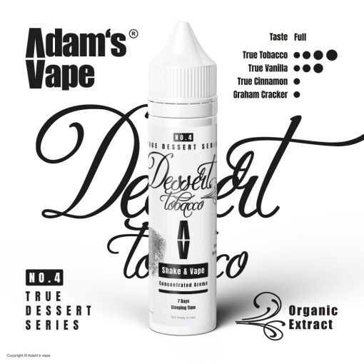 Příchuť Adams vape S&V: True Dessert Series - Dessert Tobacco / Dezertní Tabák 10ml