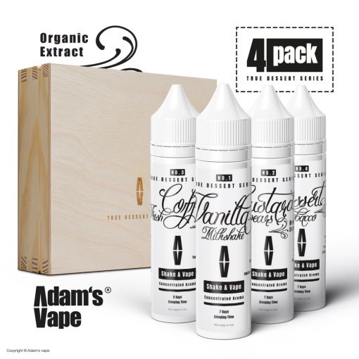 Dárková Krabice Adams vape S&V: True Dessert Series 4Pack