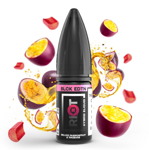 Nikotinová sůl Riot SALT Hybrid - Deluxe Passionfruit and Rhubarb / Marakuja s rebarborou 10ml