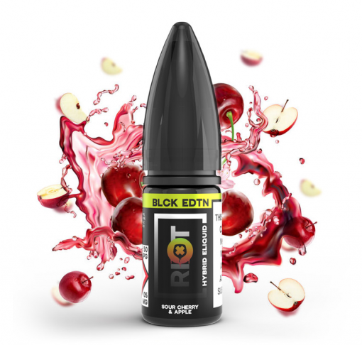 Nikotinová sůl Riot SALT Hybrid - Sour Cherry and Apple / Třešeň a zelené jablko 10ml