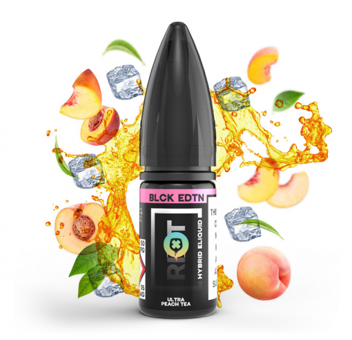 Nikotinová sůl Riot SALT Hybrid - Ultra Peach Tea / Ledový broskvový čaj 10ml