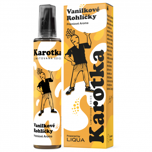 Příchuť LIQUA x Karotka Mix&Go Vanilkové rohlíčky 12ml