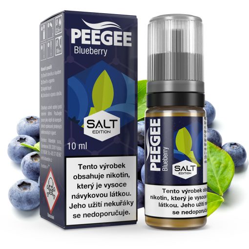 PEEGEE Salt - Borůvka / Blueberry 10ml 50/50 VG/PG