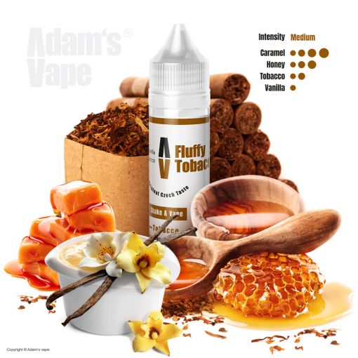 Příchuť Adams vape - Fluffy Tobacco / Nadýchaný tabák 10ml SnV