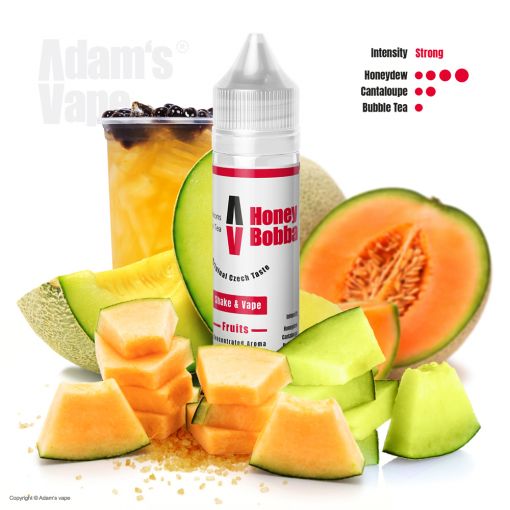 Příchuť Adams vape - Honey Bobba / Bublinkový čaj s medovým melounem 12ml SnV