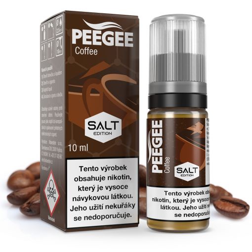 PEEGEE Salt - Káva / Coffee 10ml 50/50 VG/PG