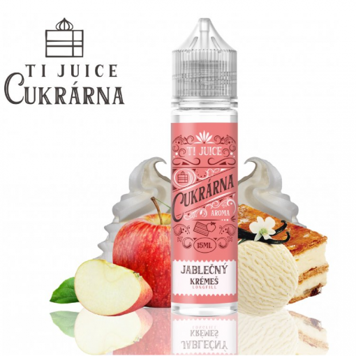 Příchuť TI Juice Cukrárna Jablečný Krémeš SnV 15ml