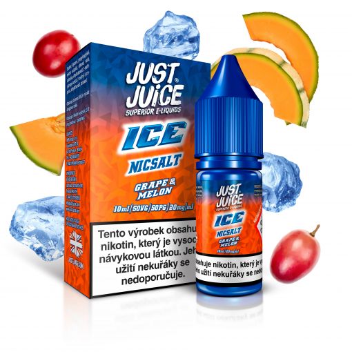 Nikotinová Sůl Just Juice Salt - ICE Grape & Melon - 20mg/ml