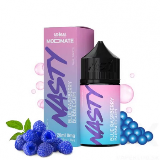 Příchuť Nasty Juice ModMate Blue Raspberry Bubblegum 20ml