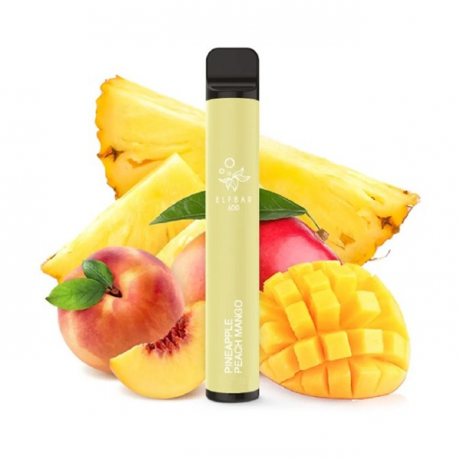 ELF BAR 600 jednorázová ecigareta Pineapple Peach Mango - 20mg