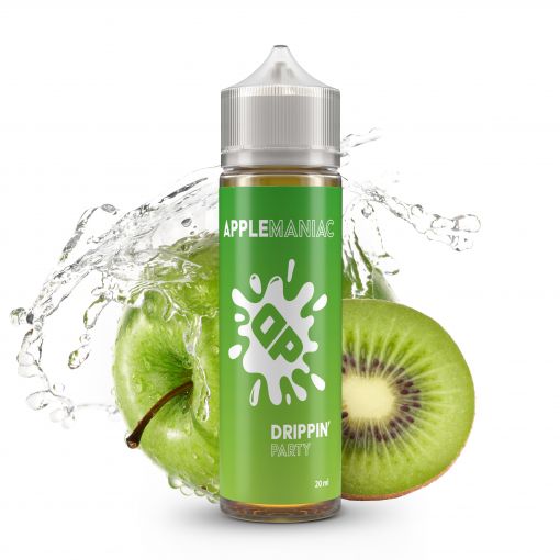 Příchuť SNV Drippin Party - Apple Maniac / Chladivé Jablko A Kyselé Kiwi 20ml