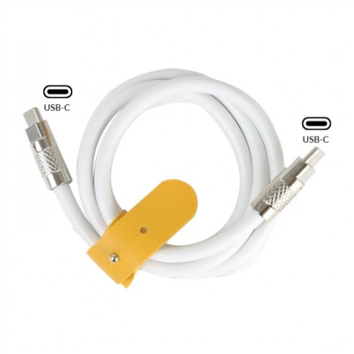 Kabel USB-C Fast Charge 60W 1m s kovovými koncovkami 