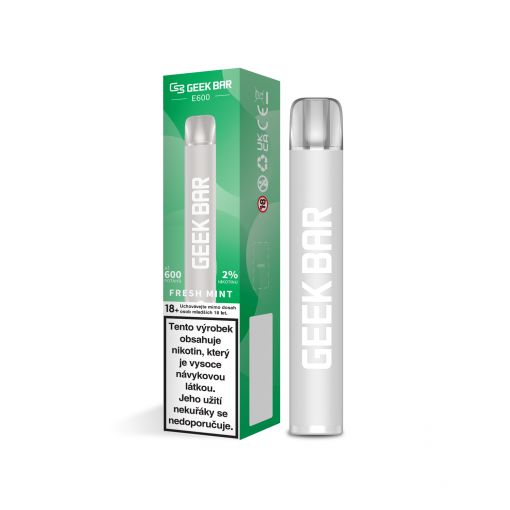 GEEK BAR E600 jednorázová ecigareta - Fresh Mint