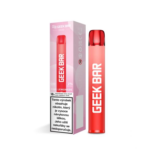 GEEK BAR E600 jednorázová ecigareta - Pink Lemonade