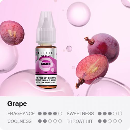Nikotinová Sůl ELF BAR ElfLiq - Grape 10ml