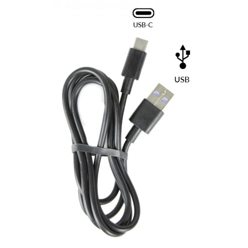 Kabel USB-A / USB-C 5A Charge 1m - Černá