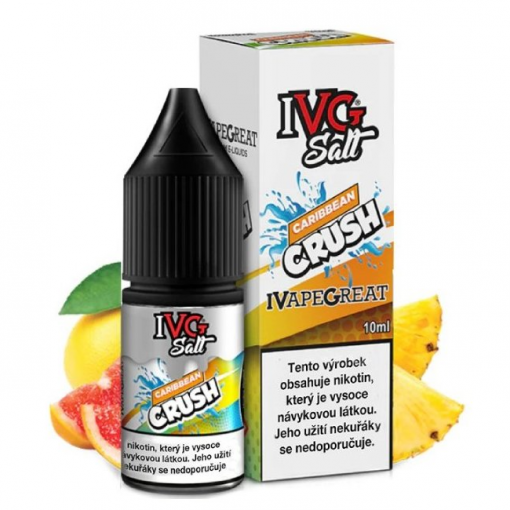 Nikotinová Sůl IVG Salt - Caribbean Crush / Ananas, citrusy a grapefruit 10ml