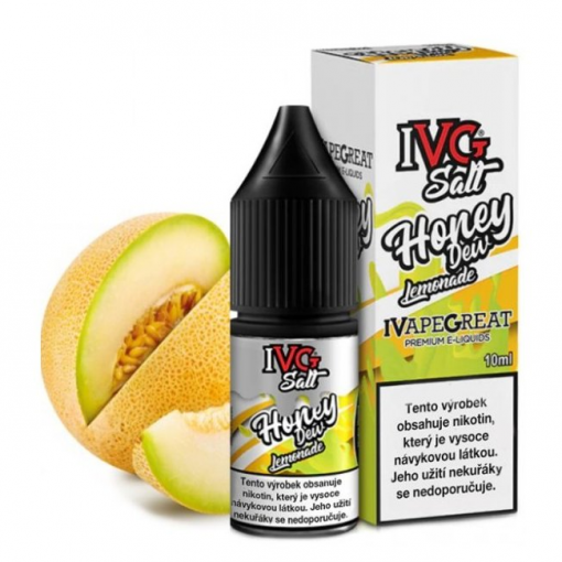 Nikotinová Sůl IVG Salt - Honey Dew Lemonade / Citron, žlutý meloun a led 10ml